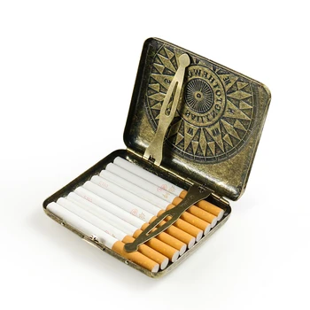 Cigarečių Atveju 20 Lazdos Cigarečių Tobacoo Atveju Lango Turėtojas Kišenėje Lango Turėtojas Talpykla Dovanų Dėžutėje Rūkymo Reikmenys