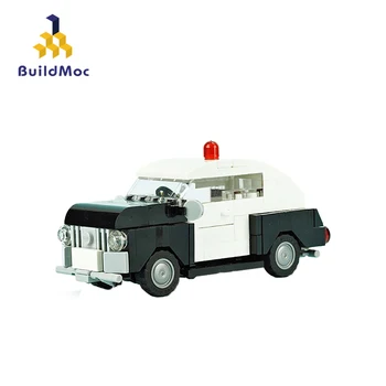 BuildMoc Miesto Policijos Nuovada Automobilių Vaikams, Žaislai, Statyba Blokai SS įrangos pardavimas, biuro įrangos Automobilio Politikos, Transporto priemonės Plytų Švietimo Žaislai Vaikams
