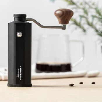 CAFEDEKONA kavos malūnėlis aukštos kokybės Rankinė frezavimo staklės CNC PLIENO BURR 20g Mini Espresso miller Išorės reguliavimo rankenėlė