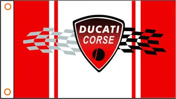 Motociklo vėliavos DUCATI Reklama 3ftx5ft Poliesteris 02