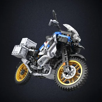 Naujas 948pcs Technic Serija Nuotykių Motociklų kroso Statyba Blokai, 1:6 Modelis Žaislai Vaikams Dovanų