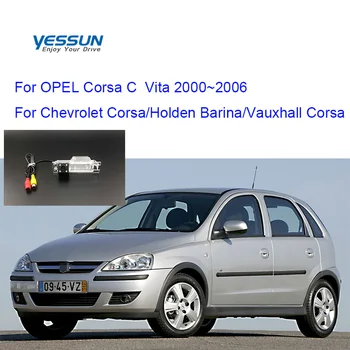Automobilių stovėjimo aikštelė, galinio vaizdo Kamera, Skirta OPEL Corsa C Vita 2000~2006 Chevrolet Corsa Holden Barina Vauxhall Corsa automobilių stovėjimo aikštelė galinio vaizdo kamera