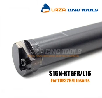 S16N-KTGFR/L16 Vidaus Griovelį įrankis Griovelį Turėtojas,CNC Pjovimo įrankiai,Pjovimo CNC Tekinimo staklės TGF32R TFG32L Įdėklai