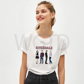 Riverdale Pietų Žaltys T Marškinėliai Moterims Ullzang Gyvatė Pietų Pusėje Marškinėlius 90s Harajuku Grafinis T-shirt Femme Estetinės Drabužiai