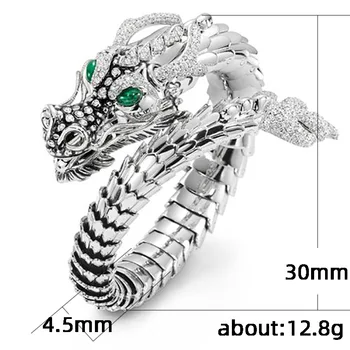 2021 naujas Perdėti Dragon 925 sterlingas sidabro vyrų žiedas jubiliejų dovana, juvelyriniai dirbiniai didmeninė moonso R5813
