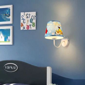 Vaikų Kambario Sienos Lempa Šiuolaikinės Paprasta Kūrybos Animacinių filmų Princesė Berniukų ir Mergaičių Kūrybos LED Lempos sienos lempos led šviesos siena