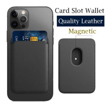 Originalus Rumaka Atveju IPhone 12 Pro Max Magnetinio Piniginės Savininko Kortelės Kišenėje 