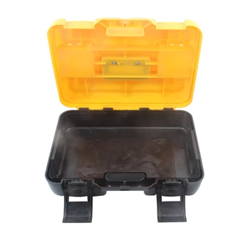 Nešiojamų plastikinė įrankių dėžė buitinės aparatūros rinkinys, Elektrinis grąžtas veržliarakčio atsuktuvas talpinimo automobilių remontas saugojimo bylos