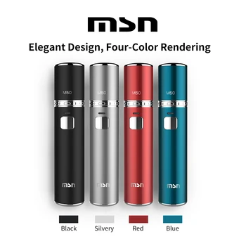 MSN M50 Šilumos Ne Deginti vapers 1450mAh baterija elektroninių cigarečių visiškai nemokamai iki 23 nuolat dūmų