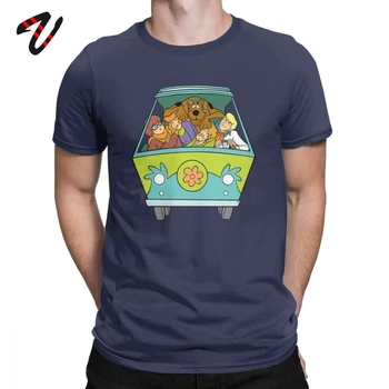 Scooby Doo T-Marškinėliai Vyrams Mados Medvilnės Tees trumpomis Rankovėmis Slim Fit Marškinėliai Geriausias Tėvo Diena Marškinėlius Viršuje Dovanų Idėjos Drabužių