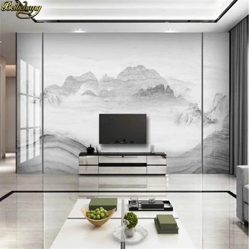 Beibehang Custom white plokštė marmuro Didelės Freskos, Drobė, tapetai, miegamojo sienoms, TV Foną, Dekoro tapetai kambarį