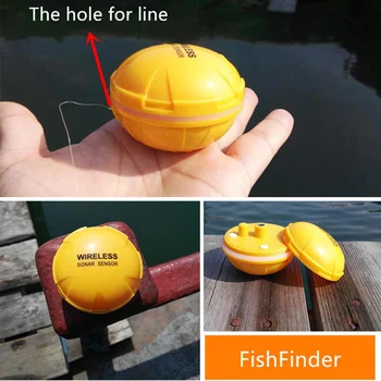 Belaidžio Sonar Fish Finder po vandeniu Mobilųjį Telefoną 