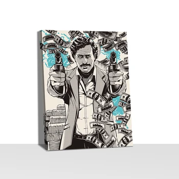 Plakatas Spaudinių Pablo Emilio Escobar Plakatas Drobė, Aliejus, Tapyba Meno Sienos Nuotraukas Kambarį Namų Dekoro Be Rėmelio