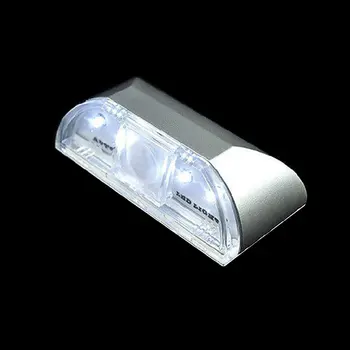 1pcs 4 LED infraraudonųjų SPINDULIŲ Jutiklį, Šviesos, Auto PIR Centrinis Namo Durų Belaidžio Skylutę Judesio Aptikimo saugumo Aptikimo žibintuvėlis karšto
