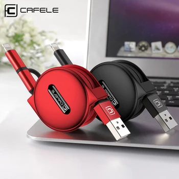 CAFELE 2 in 1 ištraukiama USB greito įkrovimo Kabelį, skirtą 