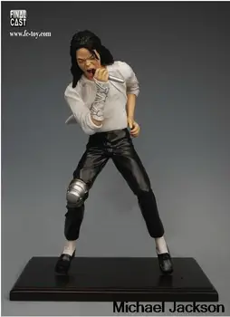 MJ Michael Jackson King of pop-Juoda ir Balta MV Riboto Tiražo Lėlės, Garažas Rinkiniai Muzikos Modelis, Veiklos, Žaislų, Lėlių Kolekcija