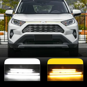 LED Posūkio Signalo Funkciją, Automobilio Šviesos važiavimui Dieną Automobilių Padengti Apdailos Šviesos Toyota RAV4 2019 2020