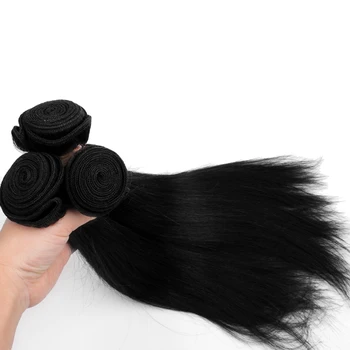 Ali Karalienė Tiesiai Neperdirbto Žaliavinio Virgin Plaukai Pigūs Žmogaus Plaukų Pynimas Pluoštas 3 Gabalus Natūralių Spalvų Dvigubo Tempimo Remy Plaukų Ataudų