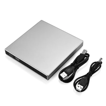 2020 dvd diskų, USB Išorinis CD-RW Diktofonas, DVD/CD Skaitytuvas Žaidėjas Optinis įrenginys skirtas Macbook Nešiojamas Kompiuteris pc Windows7/8