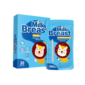 Nešiojamų Breastmilk Saugojimo Maišeliai iš Anksto sterilizuotas Šaldymo Krepšiai Saugus Maitinti Kūdikį Motinos Pieno Laikymo Maišeliai 30pcs150ml