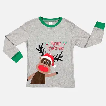 Charmleaks Vaikams Kalėdų Pižama Nustatyti ilgomis Rankovėmis Nauja Kalėdos Sleepwear Vaikų Oda-draugiškas, naktiniai drabužiai Vaikas Homewear Nustatyti 2-7 Metų