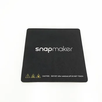 3pcs Snapmaker 3D Spausdintuvas Platforma Sticker120X120MM už SnapMaker 3D Spausdintuvas Lipdukas Lakštai