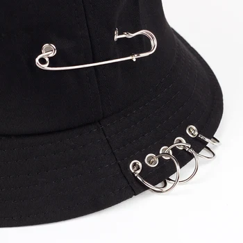 VARNAS vientisos Spalvos geležies pin žiedai asmenybės Kibiro Kepurę bžūp unisex moterys vyrai medvilnės žvejų kepurės įmonė parduoda tiesiai