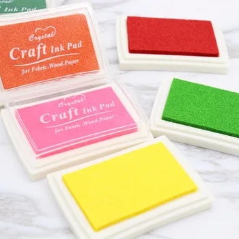 15 spalvų Įgaubtas juosmens didelis spalvų rašalo padas guminis antspaudas specialusis rašalo pagalvėlę 