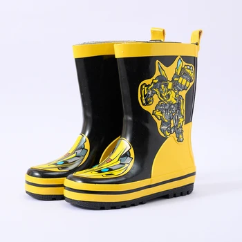 Disney vaikams lietaus batai berniukų ir mergaičių animacinių automobilių užšaldyti neslidus lietaus batai kūdikiui vandeniui guminiai batai mokinių vandens batai