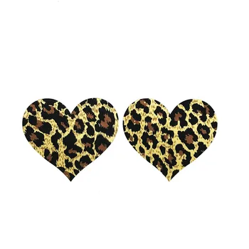 GEOCOCCYX Seksualus patirtis 10 porų (20Pcs) / Leopard Pyragus Spenelių Dangteliai moterų reikmenys, krūties padengti audiniai liemenėlė pagalvėlės