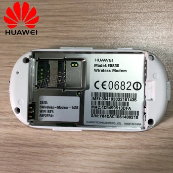 HUAWEI E5830 3G WIFI Router mobile Hotspot kišenėje 1500mah baterija 3G HSDPA/UMTS 2100MHz SIM kortelės lizdas