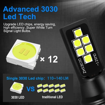 2VNT H7 LED Lemputes, Automobilis, Motociklas, Žibintai Anti-rūko Žibintas 6000K Balta Vairuotojo Dienos Važiavimo Žibintai, Automatinis LED Automobilių Reikmenys