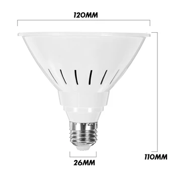 290 LED Grow Light E27 Lemputės viso Spektro Lempos, Patalpų Augalų Auginimo Lempos Hydroponic Sistema, Sėklos