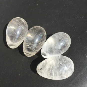 Gamtos poliruotus kvarco kristalo kiaušiniai Kristalas Brangakmenio Gydymo Kiaušinių