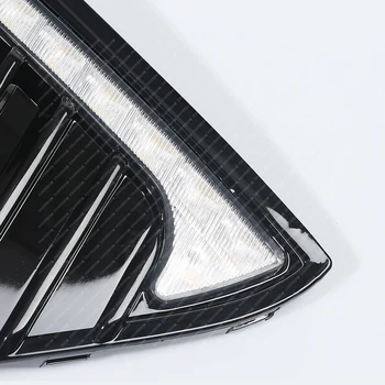 2PS Dieniniai Žibintai 12V LED Dienos šviesos Rūko žibintas atsparus vandeniui su tamsos stilius RelayFor Ford Focus 3 MK3 2012 2013 DRL