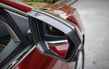 2X Auto Automobilis Optikos galinio vaizdo Veidrodėlis, Lietaus Antakių Atspindintis Pusės Veidrodėlis, Lietaus Skydelis Reikmenys Chevrolet Equinox 2017 2018