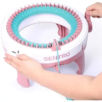 48 adatos rankų darbo vilnos mezgimo mašina cilindrų vilnos loom rankomis megzti skara megztinis skrybėlę kojines suaugusiems vaikams tingus artefaktas