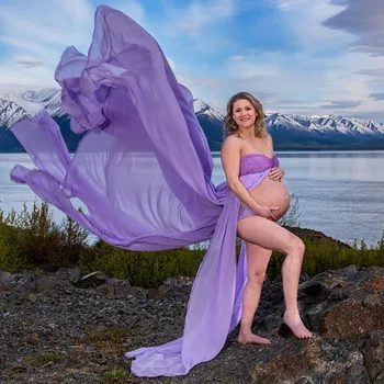 Motinystės Suknelės Nėščiųjų Fotografijos Rekvizitai Suknelės Off Peties Suknelė Shoulderless Motinystės Clothings Kūdikių Dušai
