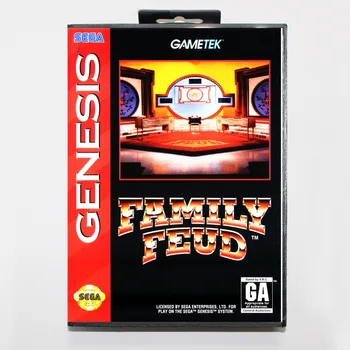 16 bitų Sega MD žaidimas Kasetė su Retail box - Šeimos Nesantaika žaidimas kortelę Megadrive Genesis sistema
