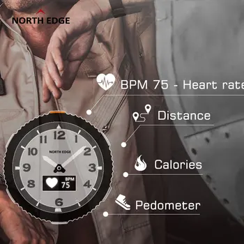 Smart Watch Šiaurės KRAŠTO Plūdė Dovanų Dirželis 1.3 colių Širdies ritmo Miego Stebėti Orų Prognozė Kvarco Žiūrėti VS Apache SmartWatch Vyrai
