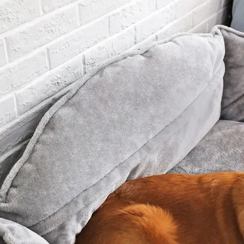 Pet aukštas atgal neperšlampama apačia lizdus šunelis šilumos lova šuo sofa rudens/žiemos guolį