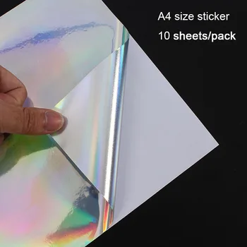 10 lapų/daug A4 formato lipnios holografinis Lipdukas Scrapbooking lipduką 