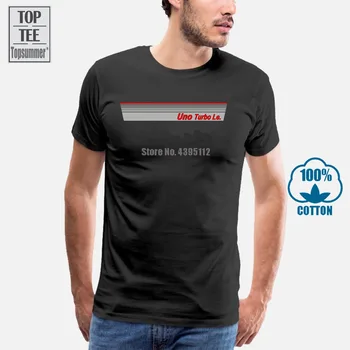VYRIŠKI T-Shirt Maglietta Fiat Uno Turbo I E Moterų Marškinėlius