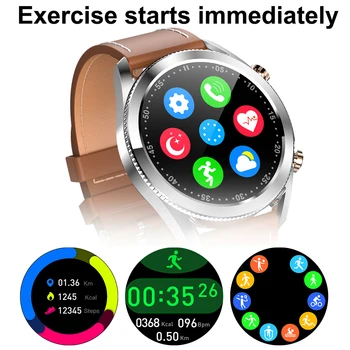 I12 Smartwatch Širdies ritmo Fitness Tracker Rankogaliai Vyrai 