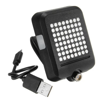 USB Įkrovimo Dviratį Uodegos Šviesos 64 LED Dviračių Posūkio Signalo Žibintai Pažangios Automatinės Stabdžių