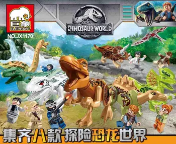 Juros Periodo Pasaulio 2 Dinozaurai Tyrannosaurus Rex Indominus Rex Statybiniai Blokai, Plytos, Suderinama Su Lepining Žaislai Vaikams
