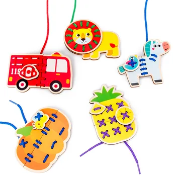 Mediniai Montessori Žaislai Širdys Galvosūkiai Vaikams Spalvinga Mokomoji Kūdikių Vystymosi Montessori Ugdymo Mediniai Žaislai Vaikams