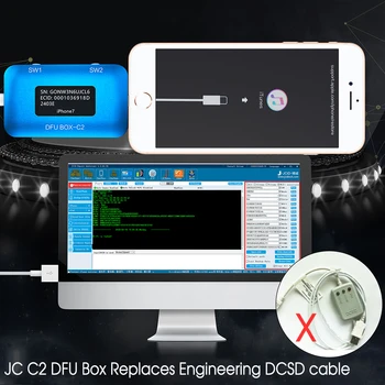 DCSD Alex Kabelis DCSD USB Kabelis iPhone, 6S-X Serial Port Inžinerijos Linija Įveskite violetinė ekranas gali partijos operacija SysCfg