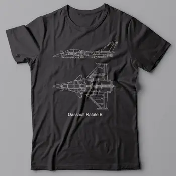 2019 Mados Aukštos Kokybės Prekės Juokinga Reaktyvinis Naikintuvas Dassault Rafale - T-Shirt, Lėktuvu Tee Marškinėliai, Airforce Dovanų Marškinėlius