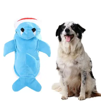Juokingas Naminių Šunų, Ryklių Kostiumas Apranga Pižama Drabužius Hoodie Šuniuką Šunys, Katės Žiemos Paltai Pet Drabužiai, C42
